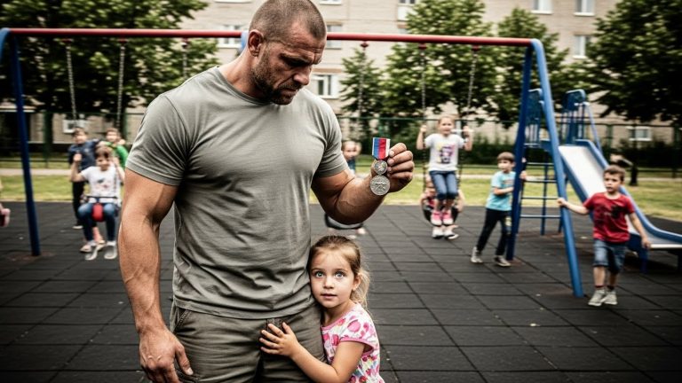 The Marine Dad Who Traded His Medals for a Playground War. You Won’t Believe the Truth Behind His Rage: He Wasn’t Just Protecting His Daughter, He Was Reliving His Own Secret.