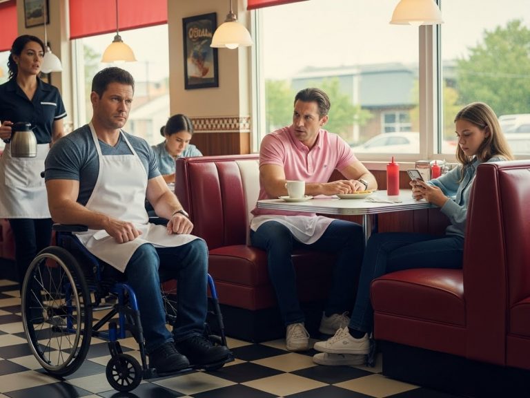 I Lost My Legs Fighting For This Country, But When A Stranger Called Me A “Disgrace” In A Crowded Diner, My Daughter’s Reaction Broke Me More Than The War Ever Did.