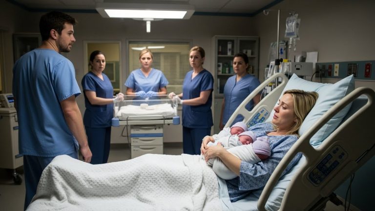 I gave birth to three beautiful miracles, but the silence in the delivery room wasn’t peaceful—it was terrifying. My husband took one look at their skin, backed away in horror, and accused me of the unthinkable right there in the hospital bed. He packed his bags before the doctor could even speak. I thought my marriage was over until a secret about my own grandfather changed everything.