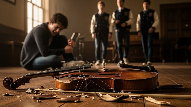 They Broke His Hands to Save a Senator’s Career, But On Graduation Day, He Played One Final Chord That Exposed Everything.