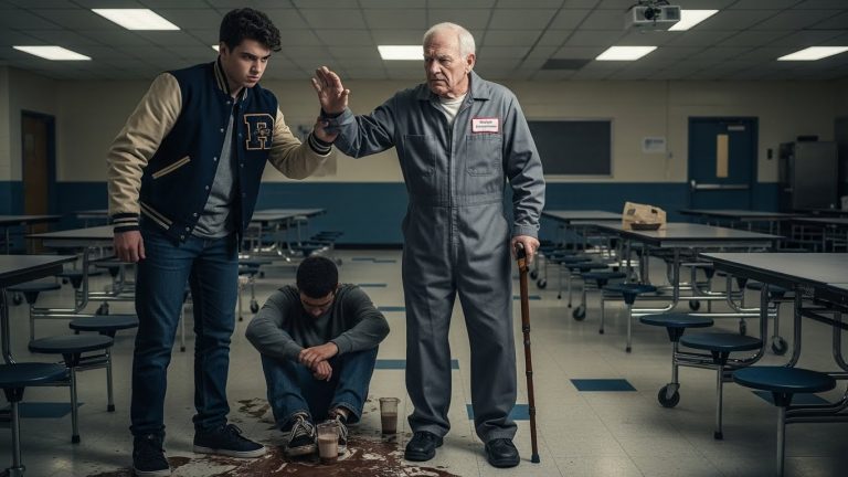 Rich Bully Gets War Hero Janitor Fired—Then A Four-Star General Arrives And Reveals The Old Man’s Secret Identity