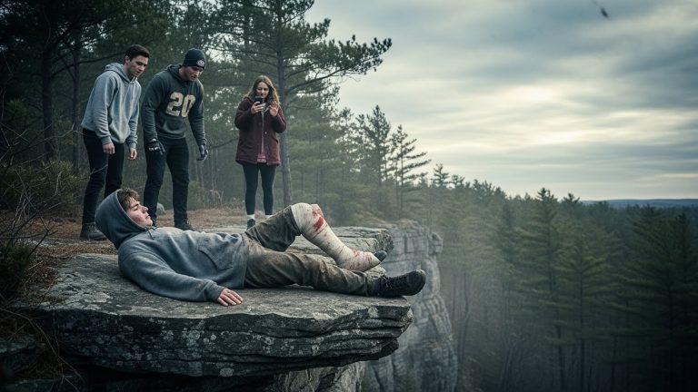 They Left Me Bleeding in the Woods for a Prank: How the “Cool Kids” Turned My Senior Year Into a Fight for Survival Against Nature and Betrayal