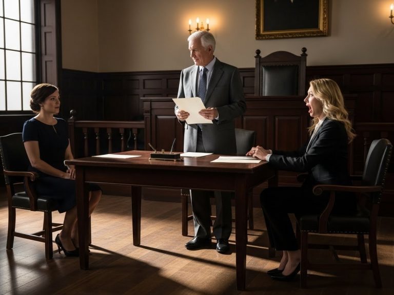 “I Got A $1 Inheritance And A Felony Charge: The Day My Millionaire Fiancé’s Abandoned Wife Walked Into Court And His Last Will Blew Up My Life—Five Years of Deception Unraveled In A Single Word!”