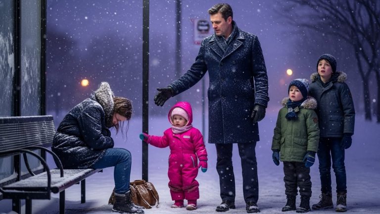 My Husband Threw Me Out in a Blizzard for Being “Barren.” I Thought My Life Was Over Until a Stranger with Three Kids Asked One Question That Changed Everything.