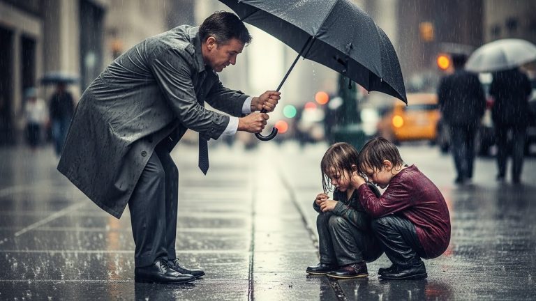I Stopped My Car To Scold A Kid Standing In A Freezing Chicago Storm, But When He Looked Me In The Eye And Told Me Who The Baby In His Arms Belonged To, My Knees Buckled And I Dropped To The Pavement In Tears.