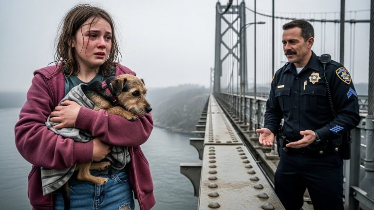 The Bridge of Broken Things: Why a Veteran Cop Dropped to His Knees Before a 9-Year-Old Girl