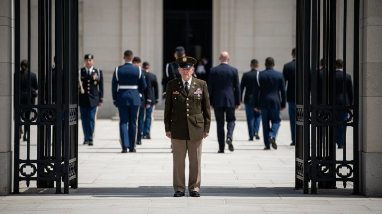 They Laughed at His “Homemade” Patch and Denied Him Entry to the General’s Funeral. They Didn’t Know the General’s Last Request Was in His Pocket.