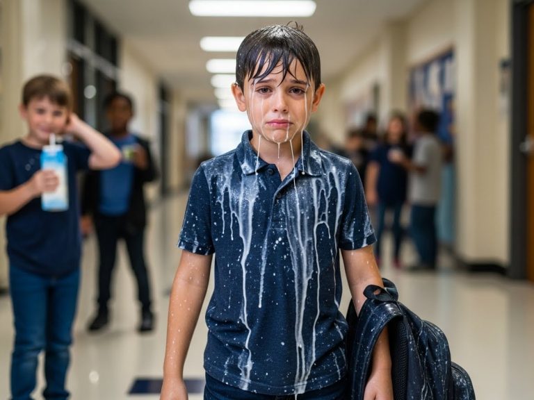 “They Spilled Milk On My Son Because He Has No Mom. They Thought Money Could Fix It. They Forgot That Before I Fixed Engines, I Fixed Problems For The U.S. Government.”