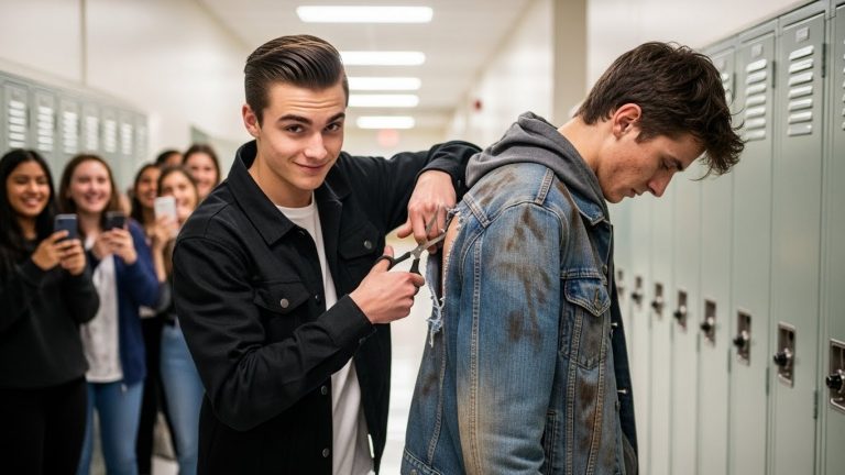 They Mocked His “Filthy” Jacket for Four Years. At Graduation, A Famous Country Star Appeared on Screen and Revealed the Heartbreaking Truth That Left the Bullies in Tears.