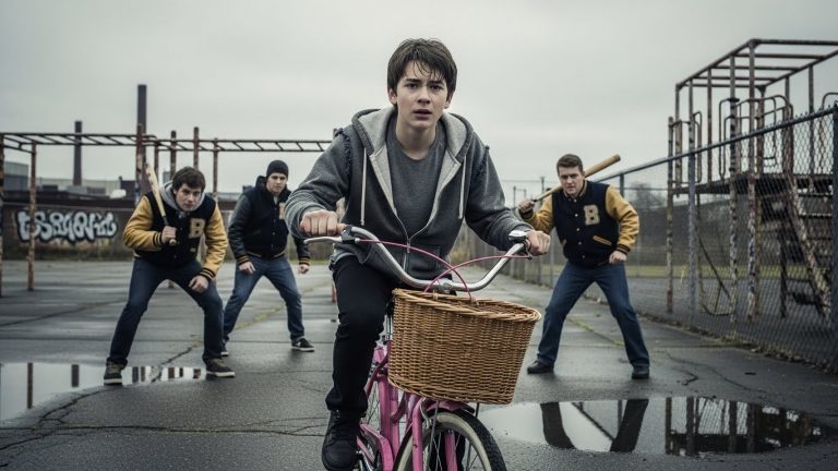 Bullies Destroyed A “Poor” Boy’s Bike, Unaware They Just Triggered A Panic Button That Summoned A Private Army