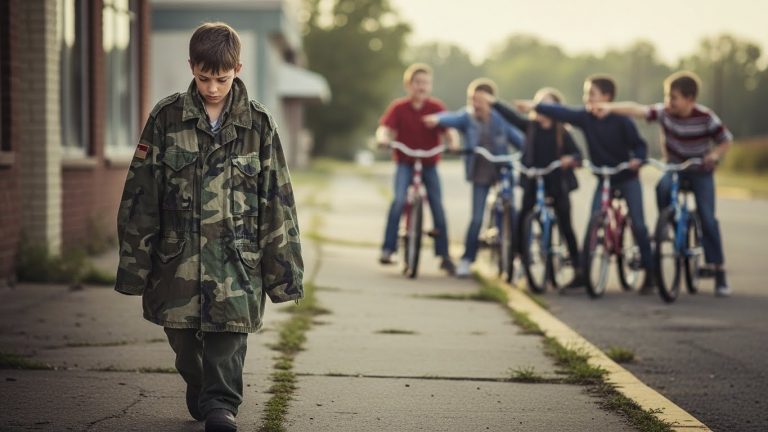 THE BULLY TORE HIS “TRASH” COAT. HE DIDN’T EXPECT A MARINE SERGEANT MAJOR TO BE WATCHING.