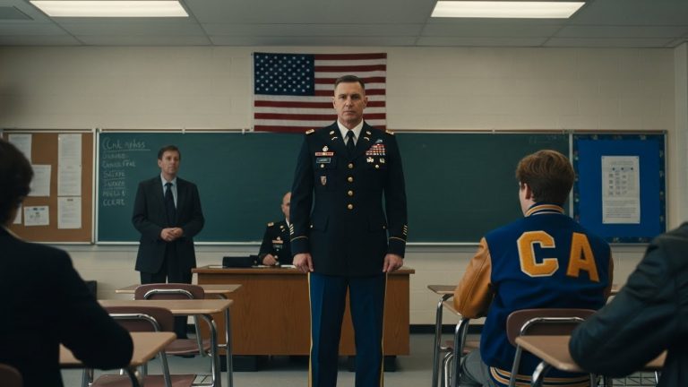 🤯 HE WAS THE STAR QUARTERBACK, RICH AND UNTOUCHABLE, UNTIL MY DAD—A DECORATED ARMY MAJOR—WALKED INTO THE CLASSROOM IN FULL UNIFORM AND DELIVERED A SPEECH ON ‘HONOR’ THAT SHATTERED HIS WORLD. THE SHAME WAS IMMEDIATE AND ABSOLUTE. 🤯