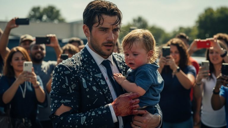 They Saw a Man in a $5,000 Suit Smashing a Car Window and Thought I Was a Lunatic—Until They Saw the Purple-Faced Toddler I Pulled From the 130-Degree Oven While the Police Were Still Five Minutes Away.