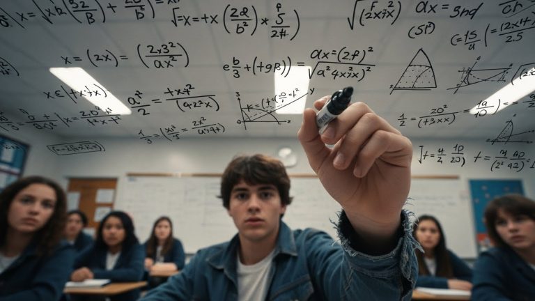 They Laughed At His Duct-Taped Nikes and Grocery Bag Backpack, Never Suspecting The Silent Janitor’s Son Was About To Solve The Equation That Stumped The Entire Math Department.