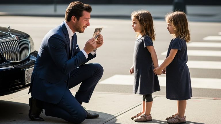 I Was a Billionaire Who Thought I Owned the World, Until Two Homeless 5-Year-Old Twins Blocked My Limousine and Handed Me a Crumbled Notebook That Forced Me to Look at the One Grave I Had Spent 15 Years Running Away From.
