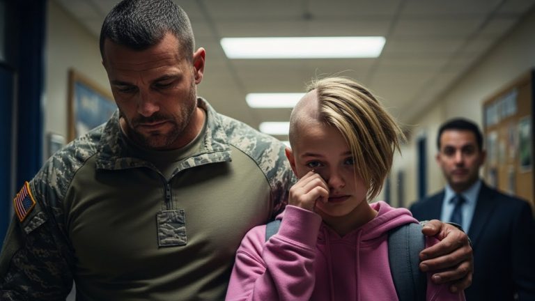 I came home from deployment to find my daughter’s hair hacked off by bullies. The school called it “horseplay.” They didn’t know who I was, or what I was about to do.