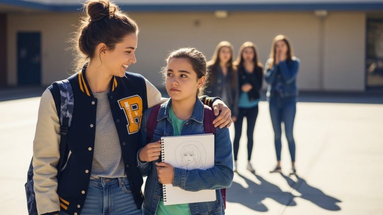 They weren’t hitting her. They were doing something much worse. They had her trapped in a silent circle of torment, pulling at her life thread by thread. I’m the Student Body President, and I’m supposed to play by the rules, but when I saw the fear in her eyes, I knew the rulebook had to burn. Here is exactly how I shattered their power without raising a fist.
