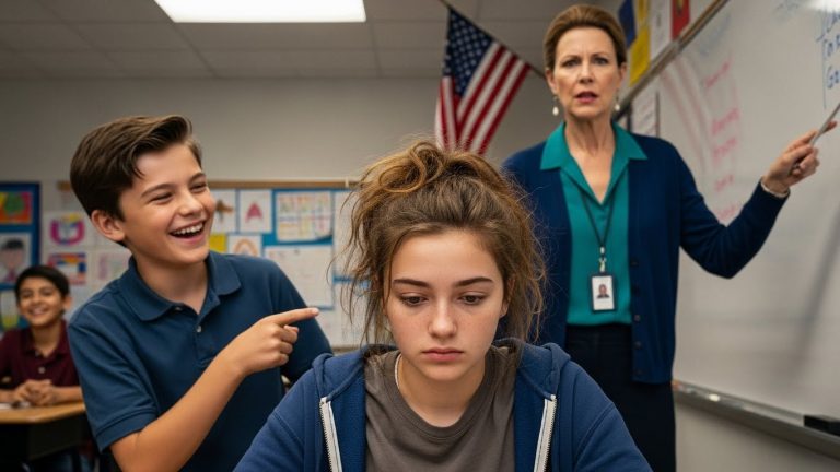 My Teacher Made Fun of Me Because She Didn’t Know My Mom’s Job—But She Stopped Laughing When The SWAT Team Kicked Down The Door
