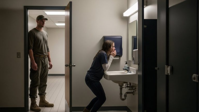 I Was Drowning in a High School Sink When a Combat Marine Kicked Down the Door: You Won’t Believe What He Said Next. The Shocking Moment a Hero on Leave Stopped a Brutal Bully Attack That Changed My Life Forever. You Need to See the Look on Her Face When She Realized She Messed With the Wrong Soldier’s Hometown.