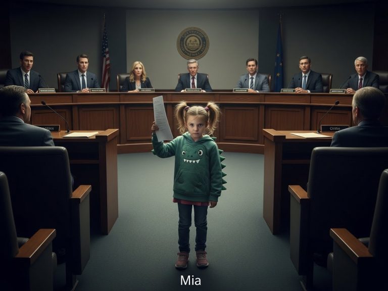 A Billionaire CEO Laughed When An 8-Year-Old Girl Walked Into The City Council Meeting. He Stopped Laughing When She Uploaded The Documents That Sent Him To Prison.