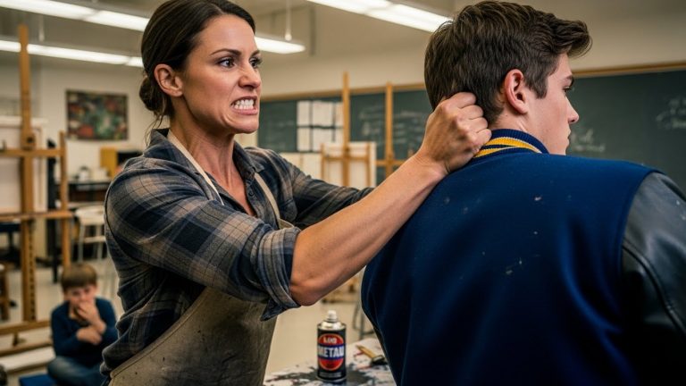 They Thought Because I Was Just The ‘Art Lady’ I Wouldn’t Do Anything. They Were Wrong. When I Saw What They Did With That Turpentine, I Didn’t See A Student Anymore—I Saw A Monster That Needed Cleansing.