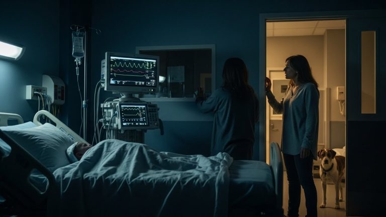 I SAW MY SON DIE ON THE MONITOR. THEN MY DOG, RICO, WALKED IN AND DID THE ONE THING NO DOCTOR COULD. YOU WON’T BELIEVE WHAT HAPPENED NEXT.