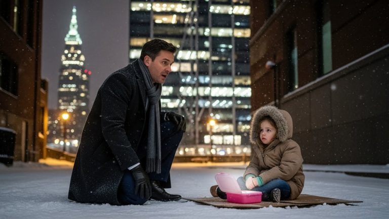 I Found a 5-Year-Old Girl Freezing in an Alley on Christmas Eve. She Was Waiting for Her Mom. When I Found the Mother in the ICU, a Note in Her Pocket Revealed a Secret About My Late Wife That Brought Me to My Knees.