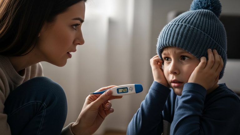 My 7-Year-Old Screamed if I Touched His Hat. When His Fever Hit 105°, I Forced It Off. The Bruise Underneath Destroyed My World.