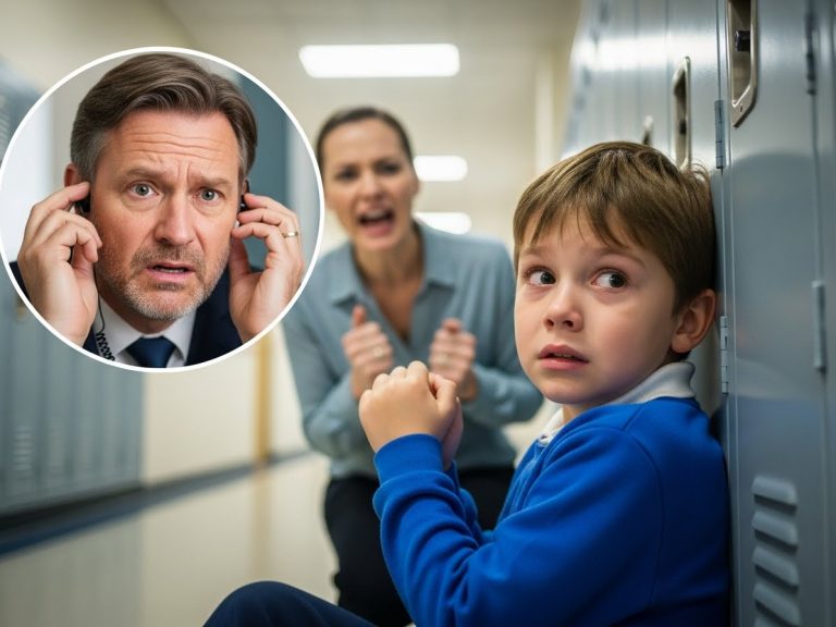 My Son’s Teacher Thought He Was Weak Because He Stuttered. She Didn’t Know I Was Listening on His Watch—Or That My German Shepherd Was About to Break Down Her Door.