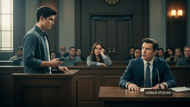 HE FRAMED A SINGLE MOTHER TO SAVE HIS REPUTATION: The Billionaire’s Son Thought He Owned Everyone, Until His Best Friend Took The Stand.