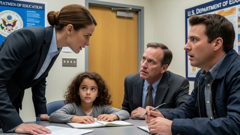 They Mocked My Blind Six-Year-Old Daughter, Handing Her a Blank Notebook and Daring Her to Read. They Didn’t Know Her Mother Was a U.S. Marshals Captain — And I Just Walked In.