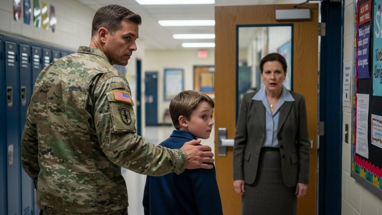 THE ARMY DAD CONFRONTATION: My Teacher Made Me Kneel, But When My Major Father Walked In, The 48-Hour Fallout Ended Her Career and Exposed A 20-Year Town Secret.