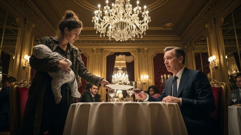 “May I Have Your Leftovers, Sir?” — I Was a Billionaire Dining Alone, But When I Saw What She Did With My Half-Eaten Steak, I Dropped My Fork and Followed Her Into the Night.