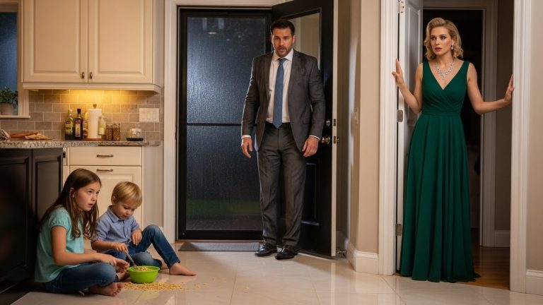 I Came Home Early To Surprise My Wife. I Found My 7-Year-Old Daughter Eating Dog Food On The Kitchen Floor While My Wife Wore Diamonds.