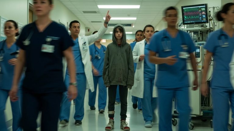 I Was About To Call Security On The Dirty Kid Staring At The Trauma Monitors, But Then He Pointed A Shaking Finger At The Screen And Whispered The One Word That Saved My Daughter’s Life.