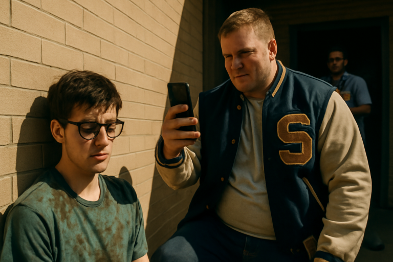 The Quarterback Threw Him In The Trash For Views, But He Didn’t See The Janitor Watching.