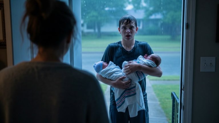 My 16-Year-Old Son Walked Through The Front Door Clutching Two Newborn Babies. When He Told Me Whose They Were, I Fell To My Knees And Screamed.