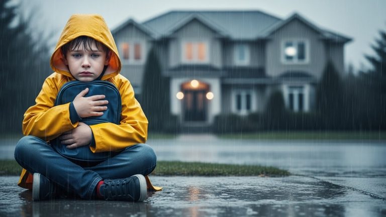 THE BOY ON THE CURB: He waited four hours in a freezing storm for a father who pretended he didn’t exist.