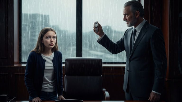 The Headmaster Expelled the “Trash” Orphan for a Crime She Didn’t Commit—Then a Billionaire Tycoon Walked In and Revealed She Owned the School