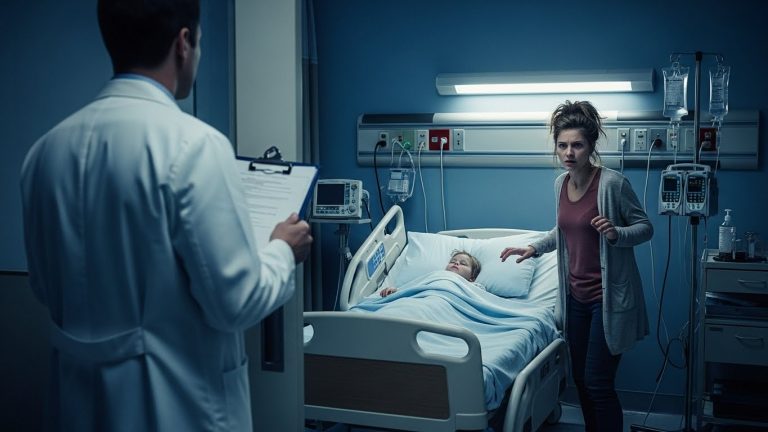 I thought my 5-year-old daughter just had a tummy ache from too much candy on the playground. But when the ER doctor came back with her test results, his face was pale as a ghost. He didn’t give me a prescription. He didn’t schedule surgery. Instead, he locked the door, looked me dead in the eye, and said, “Ma’am, step away from the child. I’m calling the police right now.” I was confused, terrified, and angry—until he told me what was actually inside her stomach. It wasn’t appendicitis. It was something that nearly destroyed our entire town.