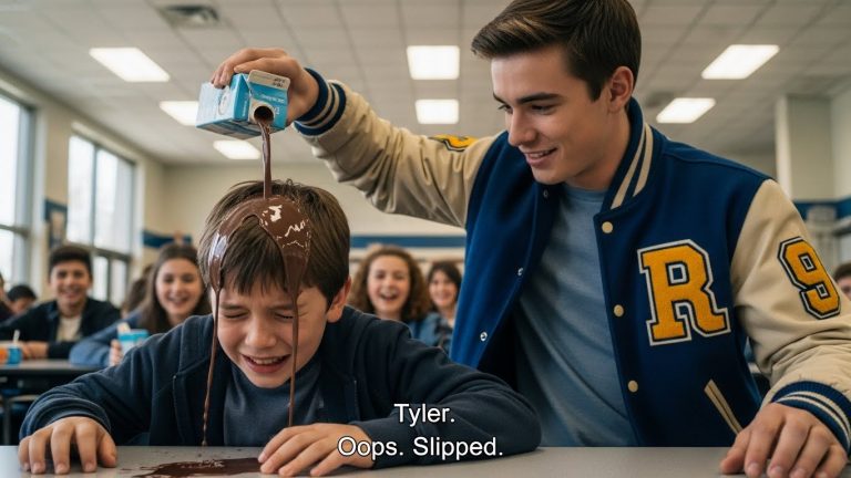 Every Day They Poured Milk on Him. Until The Biker Arrived.