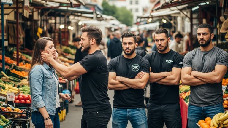 He Thought He Could Beat My Sister In A Crowded Parking Lot Because Nobody Would Stop Him. He Didn’t Know Her Three MMA Fighter Brothers Were Watching From The Tinted SUV Ten Feet Away. When He Raised His Hand To Strike Her, We Opened The Car Doors—And Gave Him A Lesson In Pain He Will Never Forget.