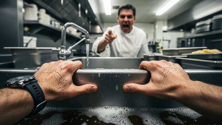 They laughed when the dishwasher touched the ladle, calling me ‘gutter trash’ in a $500 suit—but when the Head Chef tasted my broth, dropped his Michelin stars, and whispered ‘Teach me,’ the entire restaurant went dead silent.