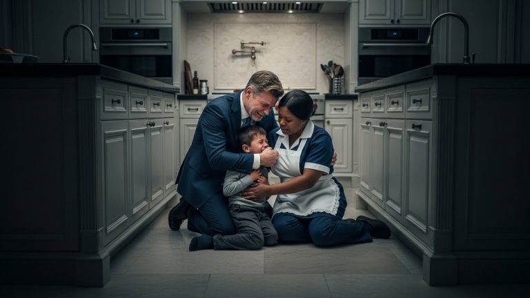 I Walked Into My $10 Million Mansion And Froze When I Saw My Only Son On The Kitchen Floor With The New Housekeeper — What I Discovered Next Didn’t Just Break My Heart, It Shattered My Entire Reality.