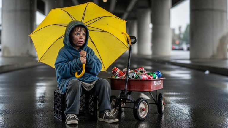He Was Clutching A Broken Yellow Umbrella Under The I-5 Overpass While Waiting For A Mother Who Was Never Coming Back, And The Truth About Why She Left Him There Broke Me.