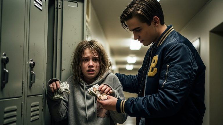 “If You Don’t Pay Up, We Tell Everyone Your Secret.” — I Watched My 11-Year-Old Student Hand Over Her Crumpled Lunch Money Shaking In Terror, Until I Stepped Out From The Shadows And Changed Everything.