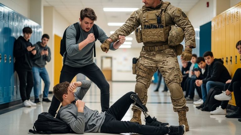 My Dad Returned From Special Ops to Find Me Being Bullied. He Didn’t Even Take Off His Tactical Gear Before He Handled It.