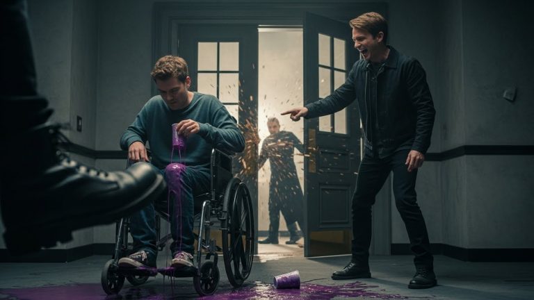 My Paralyzed Brother Was Drenched in Trash While the School Laughed. They Didn’t See the Green Beret Standing Behind Them Until It Was Too Late.