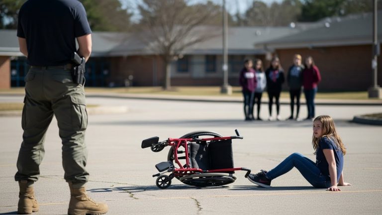 I Served My Country, But My Biggest Battle Was In A High School Parking Lot. They Tipped Her Wheelchair And Laughed. They Didn’t Know Her Uncle Was A Combat Vet Who Doesn’t Believe In ‘Accidents.’ I Gave Them 60 Seconds To Choose: A Suspension Or The Hardest Lesson Of Their Lives. The Outcome Shocked The Entire Town.