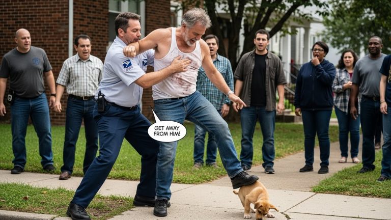 HE RAISED HIS BOOT TO CRUSH THE PUPPY! I FROZE, BUT THEN OUR MAILMAN DID THE UNTHINKABLE! WHAT HAPPENED NEXT WILL SHOCK YOU!